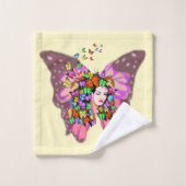 バタフライレディバスタオルセット バスタオルセット (ウォッシュタオル)