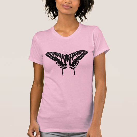 バタフライレディースTシャツ Tシャツ (正面)