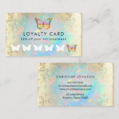 バタフライロイヤリティカード 名刺 (正面/裏面)