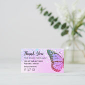 バタフライロフェイクゴ感謝していオ 名刺 (スタンド正面)