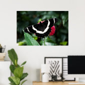 バタフライロリポッププリント ポスター (ホームオフィス)