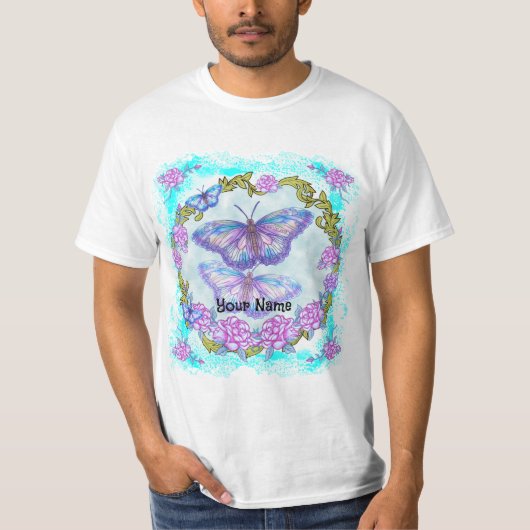 バタフライローズ Tシャツ (正面)