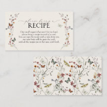 バタフライワイルドフラワーお願いレシピ持参