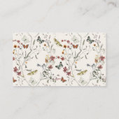 バタフライワイルドフラワーお願いレシピ持参 エンクロージャーカード (裏面)