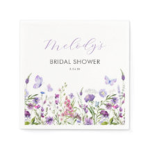 バタフライワイルドフラワーブライダルシャワー