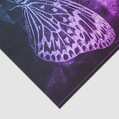 バタフライヴィンテージアンティークパープルブラックデクページ 薄葉紙 (詳細)