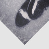 バタフライヴィンテージアンティーク白黒デコパージュ 薄葉紙 (詳細)