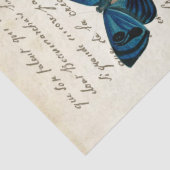 バタフライヴィンテージフランスのスクリプトヴィンテージの分離 薄葉紙 (詳細)