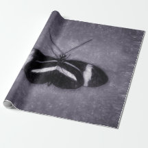 バタフライヴィンテージブラックパープルデコパビクトリアンージュ