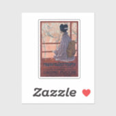 バタフライヴィンテージポスター（1904年） シール (シート)