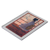 バタフライヴィンテージポスター(1904年) ノートブック (左側)