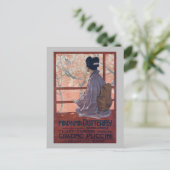 バタフライヴィンテージポスター(1904年) ポストカード (スタンド正面)