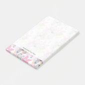 バタフライ付き背景 ポストイット (アングル)