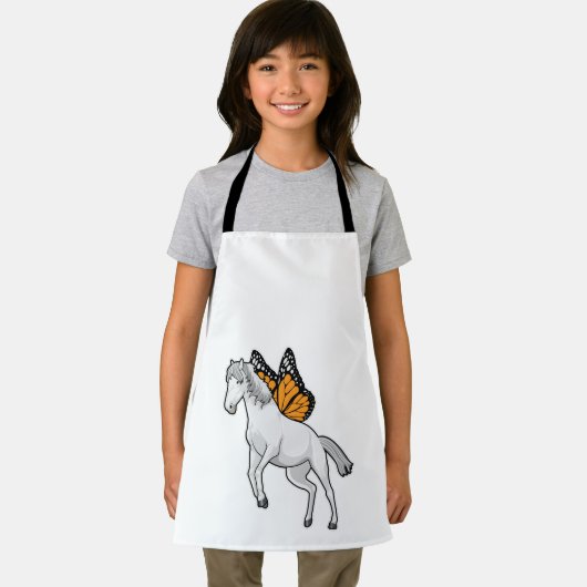 バタフライ付き馬 エプロン (インサイチュ)