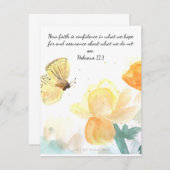 バタフライ信仰 ノートカード (正面/裏面)