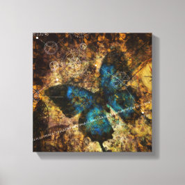 バタフライ効果の熟考 キャンバスプリント