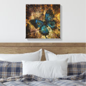 バタフライ効果の熟考 キャンバスプリント (インサイチュ (寝室))