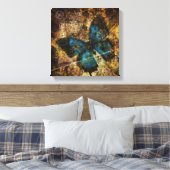 バタフライ効果の熟考 キャンバスプリント (インサイチュ (寝室))