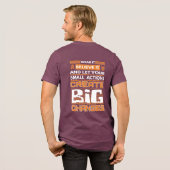 バタフライ効果カオス理論 トライブレンドＴシャツ (フル背面)