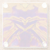 バタフライ効果 ガラスコースター (裏面)