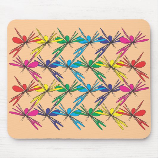 バタフライ効果 マウスパッド (正面)