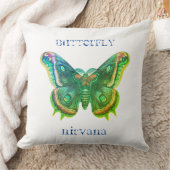 バタフライ動揺してニルヴァーナ装飾用クッション クッション (ブランケット)