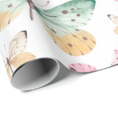 バタフライ包装紙 ラッピングペーパー (ロールコーナー)