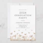 バタフライ卒業パーティー 招待状 (正面)