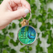 バタフライ卒業ボタンキーチェーン キーホルダー (手)