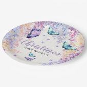 バタフライ収集紙プレート ペーパープレート (アングル)