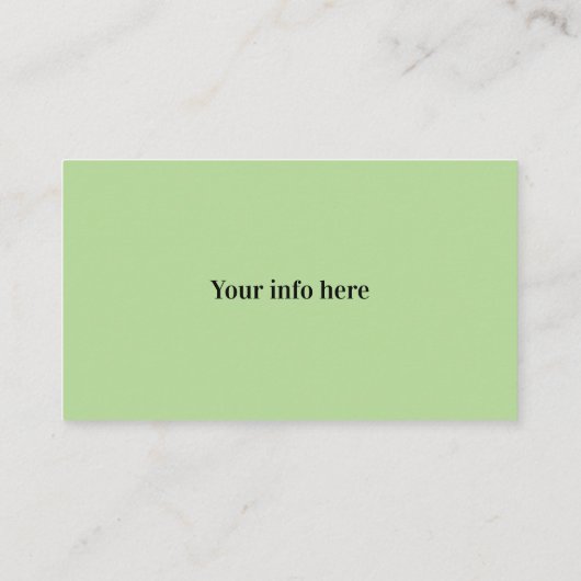 バタフライ名刺 名刺 (裏面)