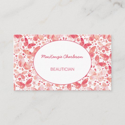 バタフライ名刺 名刺 (正面)