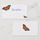 バタフライ名刺 名刺 (正面/裏面)