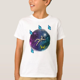 バタフライ宇宙飛行士 Tシャツ