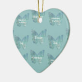 バタフライ式 セラミックオーナメント (左)