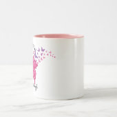 バタフライ引用文 ツートーンマグカップ (中央)