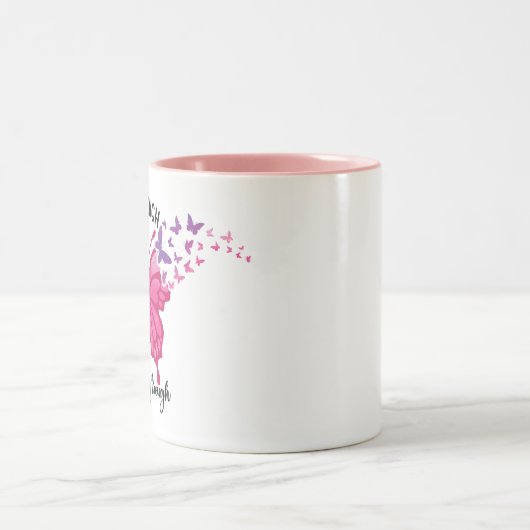バタフライ引用文 ツートーンマグカップ (中央)