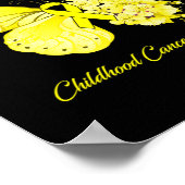 バタフライ彼の戦いは私の戦い小児癌A ポスター (角)