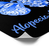 バタフライ彼の戦いは私の戦い脱毛症認識度 ポスター (角)