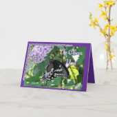 バタフライ応援カスタマイズ カード (黄色い花)