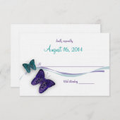 バタフライ応答 出欠カード (正面/裏面)