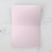 バタフライ折り畳みグリーティングカード カード (内部)