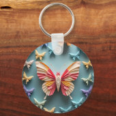 バタフライ折り紙 キーホルダー (正面)