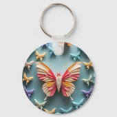 バタフライ折り紙 キーホルダー (裏面)