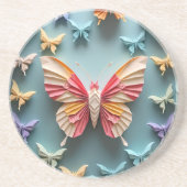 バタフライ折り紙 コースター (正面)