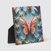 バタフライ折り紙 フォトプラーク (正面)