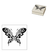 バタフライ抽象芸術アートスタンプ ラバースタンプ (押印)