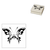 バタフライ抽象芸術アートスタンプ ラバースタンプ (押印)