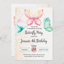 バタフライ招待状