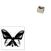 バタフライ昆虫虫オリジナルイラストレーションアート ラバースタンプ (押印)